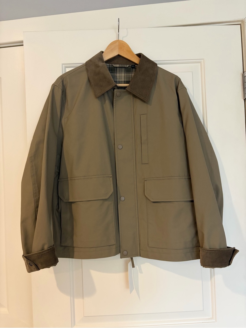 Uniqlo Utility Short Blouson Utility Jacket Barn Jacket in Brown Size Small NWT